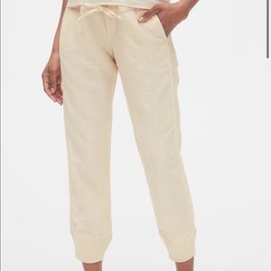 Linen Maternity Joggers